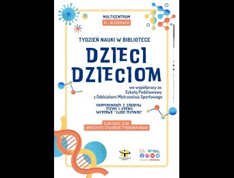Starujemy z projektem naukowym pod hasłem „DZIECI DZIECIOM”, w którym to młodzież, ze Szkoły Podstawowej z Oddziałami Mistrzostwa Sportowego, przez cały tydzień będzie prezentowała oraz przeprowadzała eksperymenty z dziedziny fizyki i chemii dla dzieci z kwidzyńskich szkół i przedszkoli. Całe wydarzenie otworzy wystawa naukowa „CUDA TECHNIKI”, którą przygotował Tymon Inglot z kl. VIII c ze Szkoły Podstawowej z Oddziałami Mistrzostwa Sportowego w Kwidzynie.